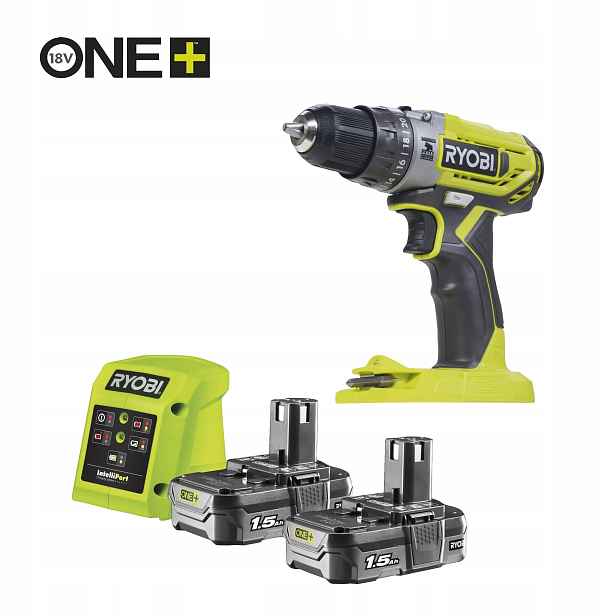 Ryobi R18PD2-215G 18V One+ příklepová vrtačka