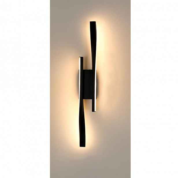 Led Nástěnná Lampa Černá 3000K Moderní Do Obývacího Pokoje, Ložnice, 50 CM