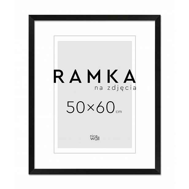 Rámeček na fotografie plakáty 50x60 cm 60x50 Černý