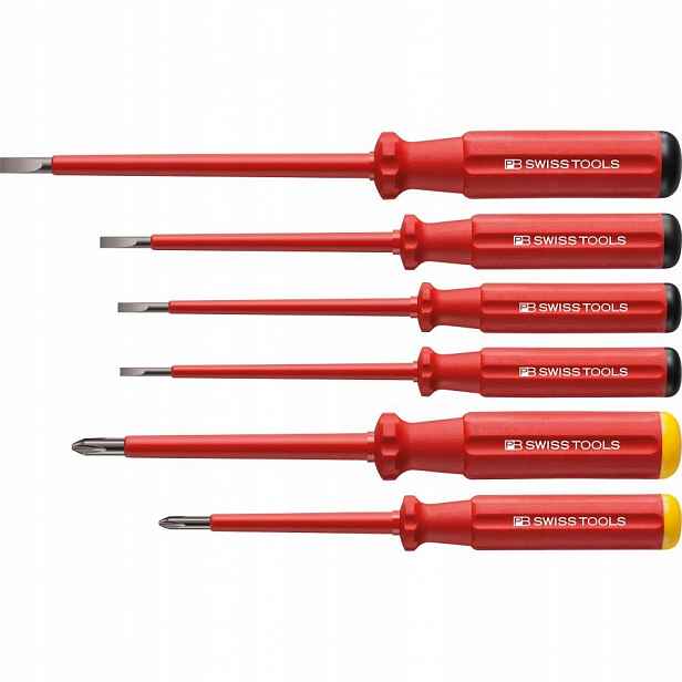 Sada šroubováků Vde 6 plochých a křížových Swiss Tools