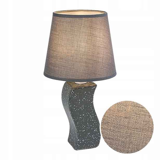 Stolní lampa Šedá E14 40W Výška 34 cm Moderní Dayami Rabalux