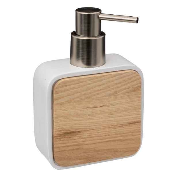 5five Simply Smart Dávkovač na mýdlo NATUREO 200 ml bílý/hnědý