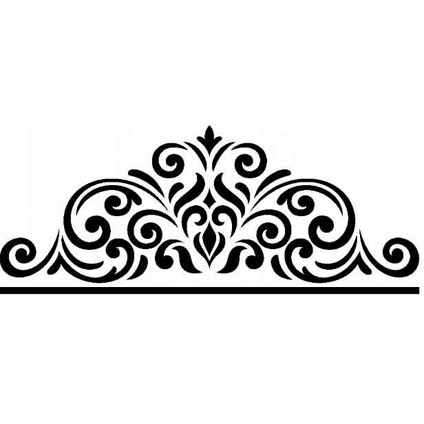 Omítací Šablona LuxBud Ornament 7 92x37 cm Opakovaně použitelná dekorace