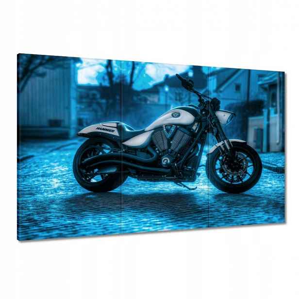 Obrazy 120x80 Hammer v tyrkysovém motorovém provedení