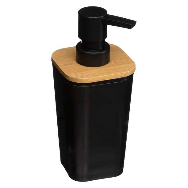 5five Simply Smart Dávkovač na mýdlo NATUREO 300 ml černý