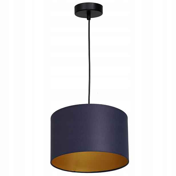 Luminex Závěsná lampa Arden Ø25 cm Granát/Zlato 1xE27 15W Materiál