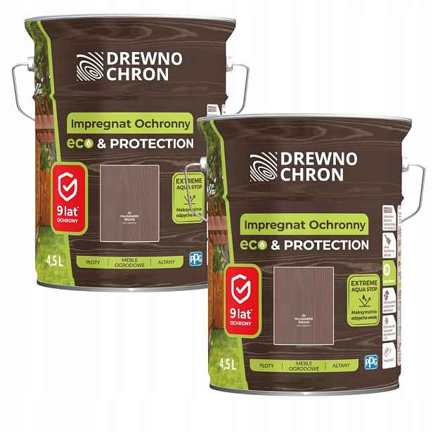 Set Drewnochron Eco&protection 2x4,5L Impregnat Palisander Střední 9L