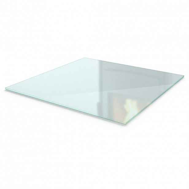 TULUP SKLENĚNÁ PODLOŽKA pod kamna 60x60 cm – mléčné sklo