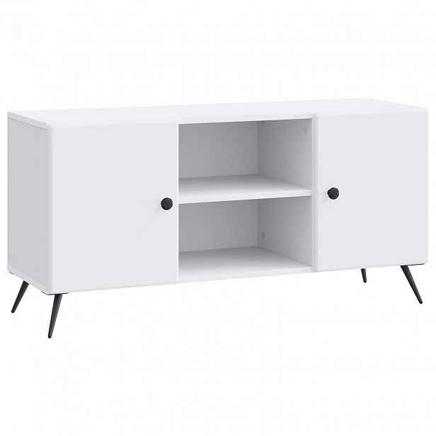 vidaXL Televizní skříň Bílá 102 x 34,5 x 50 cm Kompozitní dřevo