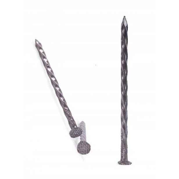 Čtvercové Kroucené Hřebíky Pozinkované 3.0*80 MM 5 Kg
