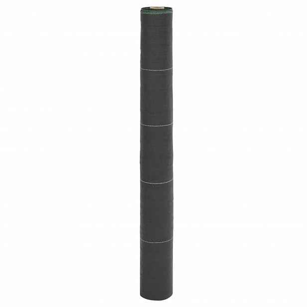 vidaXL Mulčovací textilie černá 1 x 25 m PP