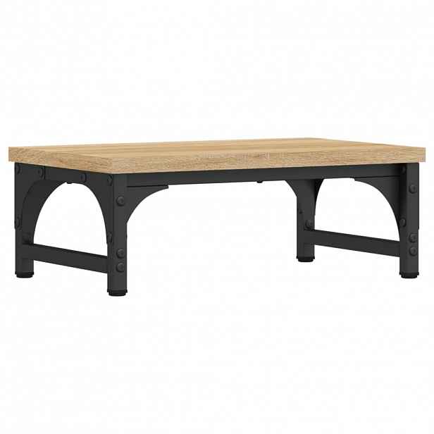vidaXL Stojan na monitor dub sonoma 37 x 23 x 14 cm kompozitní dřevo