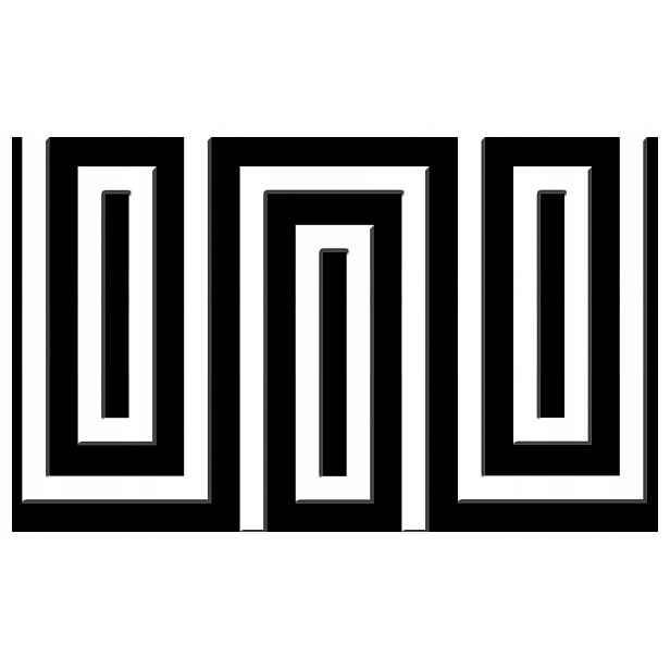 Vliesová fototapeta Bílé postavy geometrická abstrakce 350x250 lepidlo