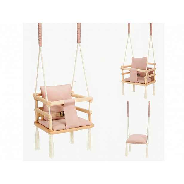 Houpačka pro děti SWINGY 3 v 1 růžová