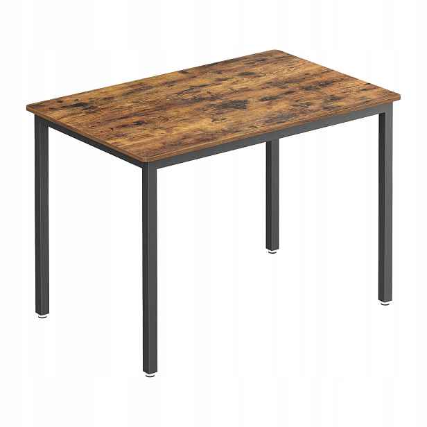 Obdélníkový kuchyňský stůl do jídelny Industriální stůl pro 4 osoby Bronz Loft