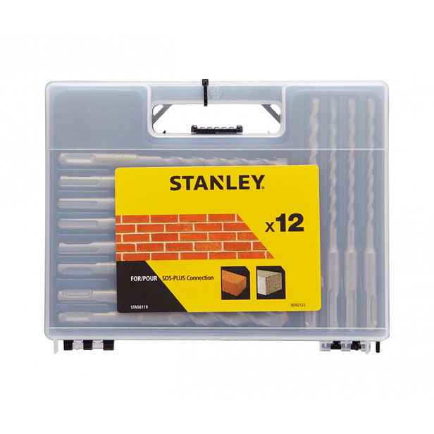 Stanley - 12dílná sada vrtáků do betonu SDS Plus STA56119-QZ
