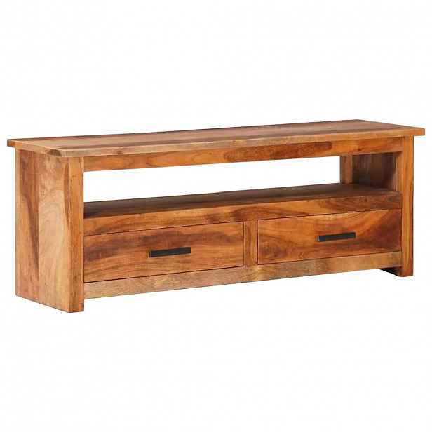 vidaXL TV stolek 118 x 30 x 40 cm masivní dřevo