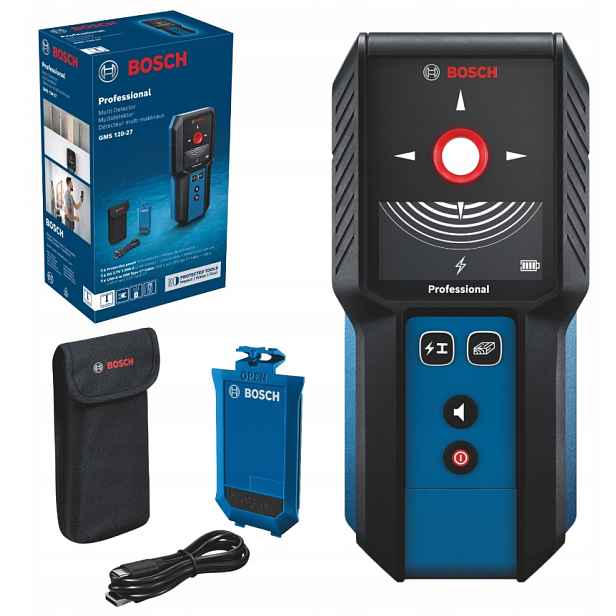 Bosch Profesionální detektor kabelů a kovů Gms 120-27