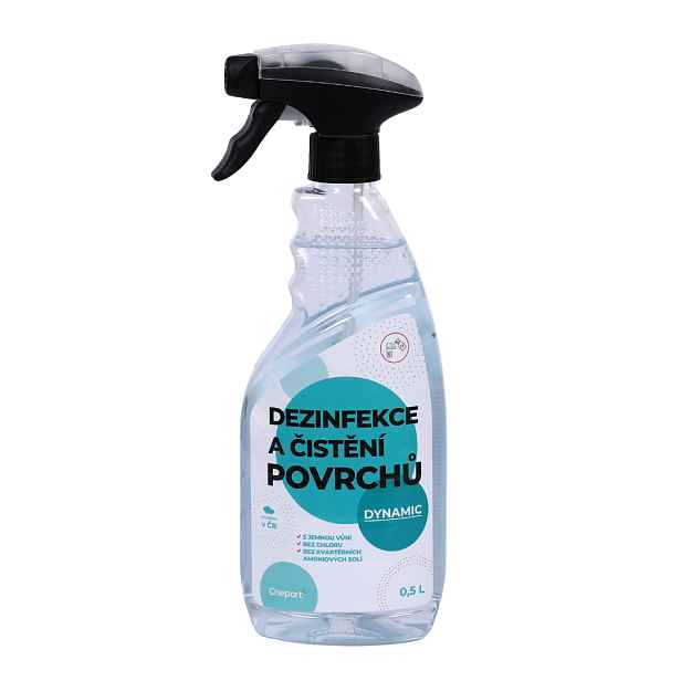 Dynamic Dezinfekce a čištění povrchů bezoplachová 0,5l