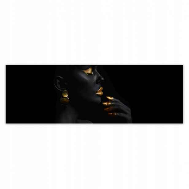 Fototapety 200x66 Make-up na bohaté zlato