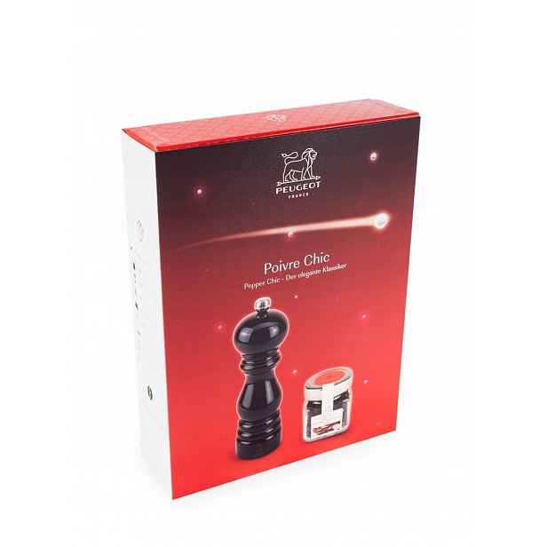 Mlýnek Paris U-Select černý 18 cm pepř Tan Hoi Peugeot