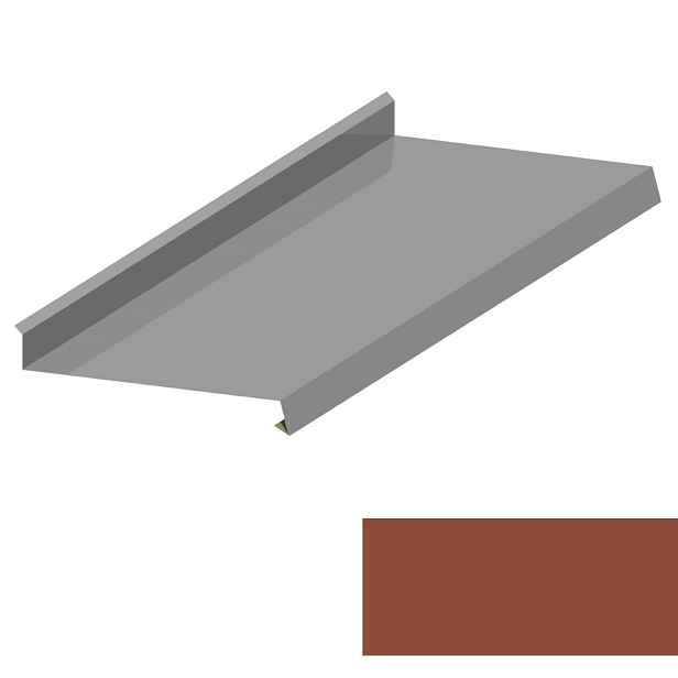 Oplechování římsy RS312S SP 25 RAL 8004 cihlová