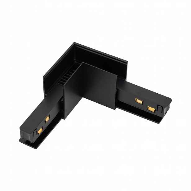 Spojovací spojka L Magnetická lišta 48V Černá pro kancelář Magnetic Tk Lighting