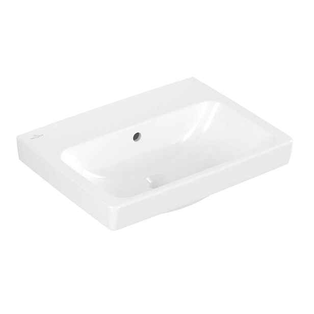 Villeroy & Boch Architectura - Umyvadlo 55x42 cm, s přepadem, bez otvoru pro baterii, alpská bílá 4A87MJ01