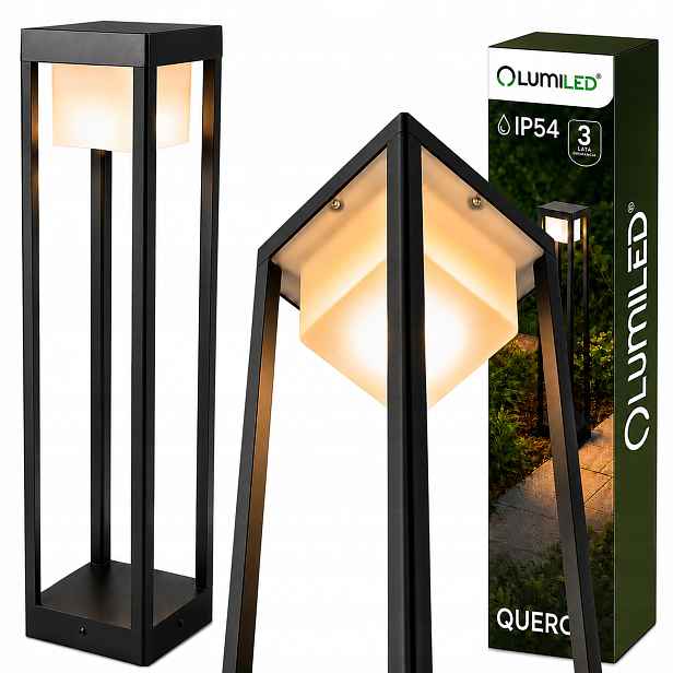 Zahradní Sloupek Stojací zahradní lampa Venkovní Led 60 cm 230V Vodotěsná