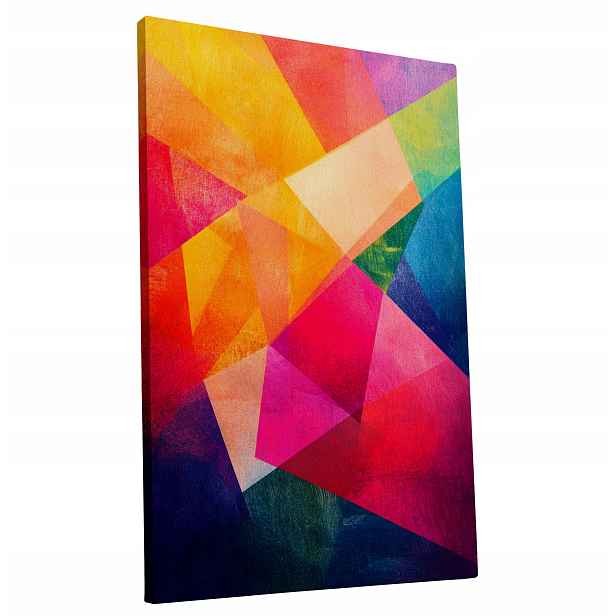 Obraz na plátně Barevný Abstraktní Světlý obraz do bytu, pokoje, obýváku 60x90