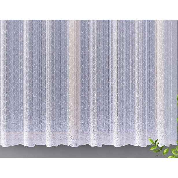 Mg Záclona žakárová Kaszka 19486 M Bílá 500x160 cm Obšité Boky Bt M