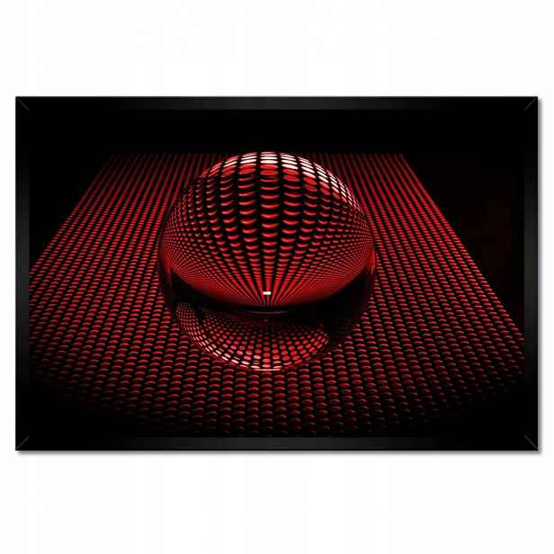 Plakáty v rámu 60x40 Červená koule Disco