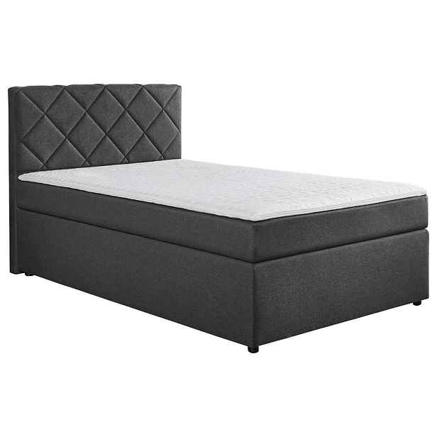 Boxxx POSTEL BOXSPRING, 120/200 cm, antracitová