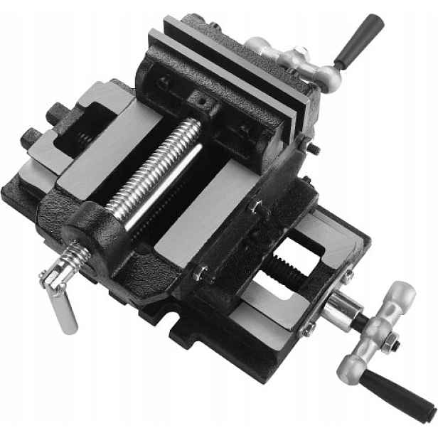 Kraft&Dele KD3515, Dvouosý křížový svěrák 100 mm