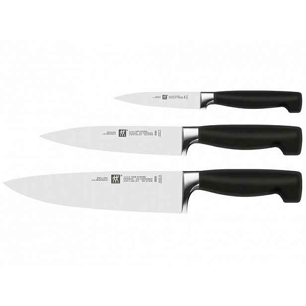 Zwilling Four Star set nožů - 3 ks (kuchařský, plátkovací, špikovací)