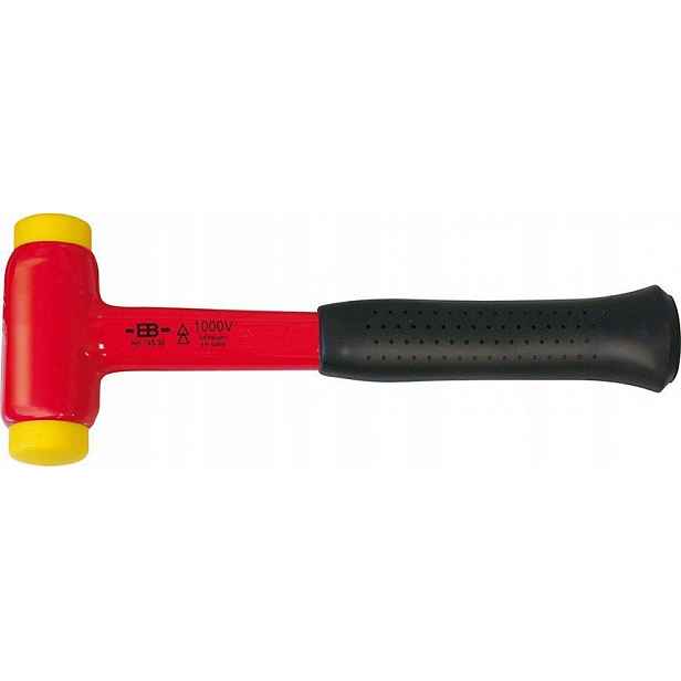 Kladivo s měkkými obojky, kompletně izolované, Vde hlava 25 mm, 580 g