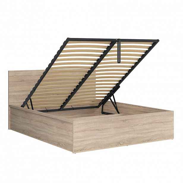 Petits-meubles BOXSPRING POSTEL 160/200 Edwin Světlé dřevo