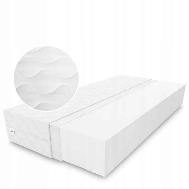 KingMATRATZEN Matrace s potahem 10 cm 80 cm x 190 cm H3