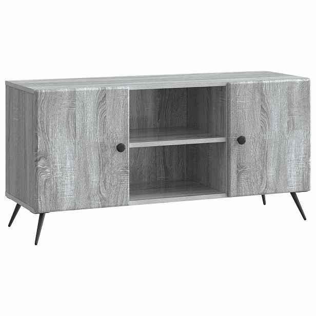 vidaXL Televizní skříň 102 x 34,5 x 50 cm Šedá sonoma Kompozitní dřevo