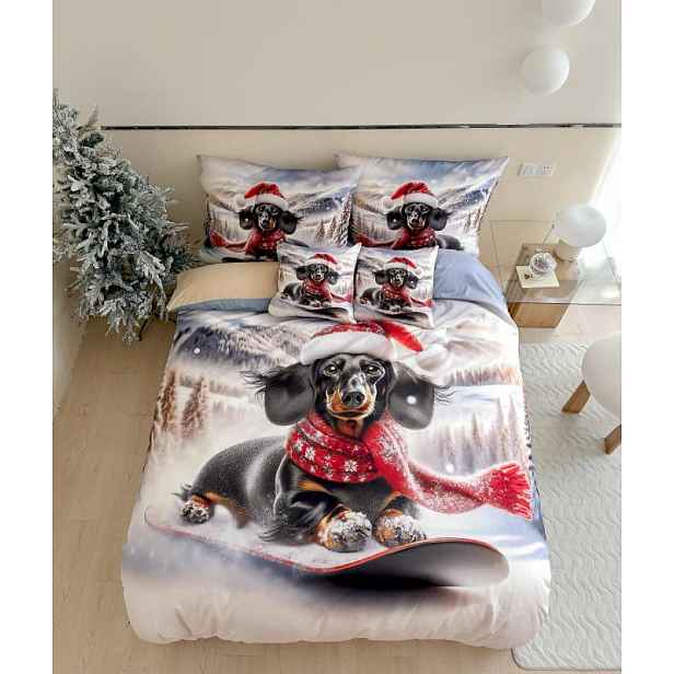 3D Flanelové povlečení z mikrovlákna FROSTY RIDER barevné + povlak na polštářek 40x50 cm zdarma Rozměr povlečení: 70 x 90 cm | 140 x 200 cm