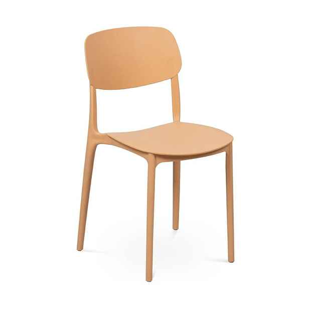 Broskvová plastová zahradní židle Hébé – Bonami Essentials