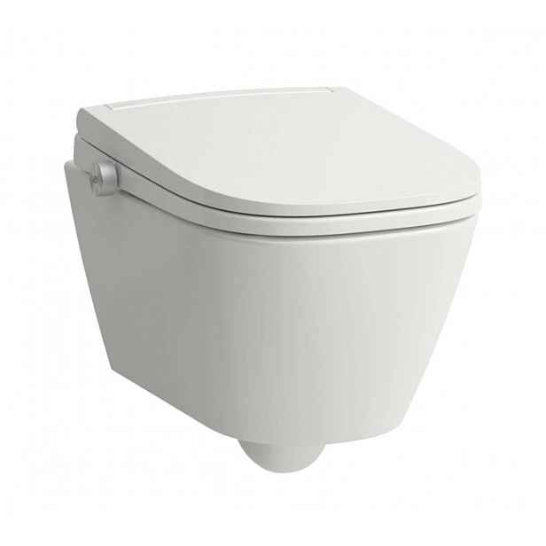 Laufen Cleanet Meda - Elektronický bidet s keramikou, závěsný, Rimless, SoftClose, bílá H604110000S002
