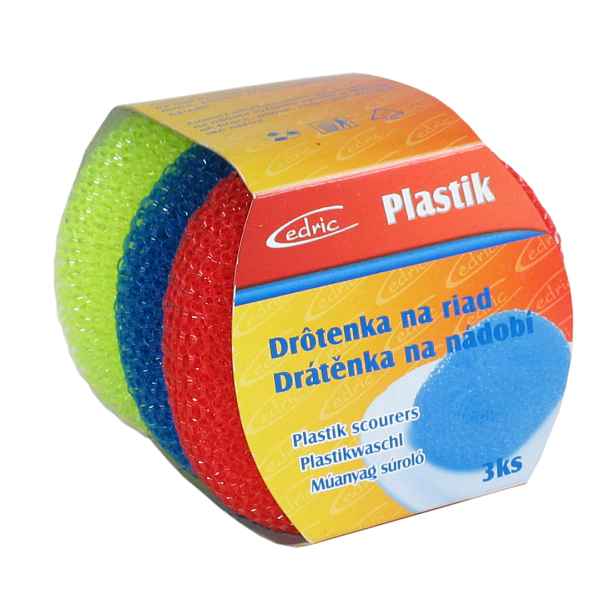 PROHOME - Drátěnka plastová 3 ks