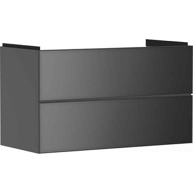 Skříňka pod umyvadlo bez umyvadla Hansgrohe Xevolos E 98x57,5x47,5 cm břidlicová matná šedá mat 54183770