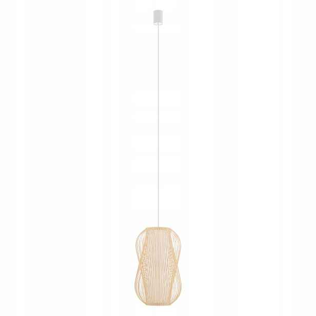 Závěsná béžová lampa Puket moderní nad jídelní stůl Nowodvorski