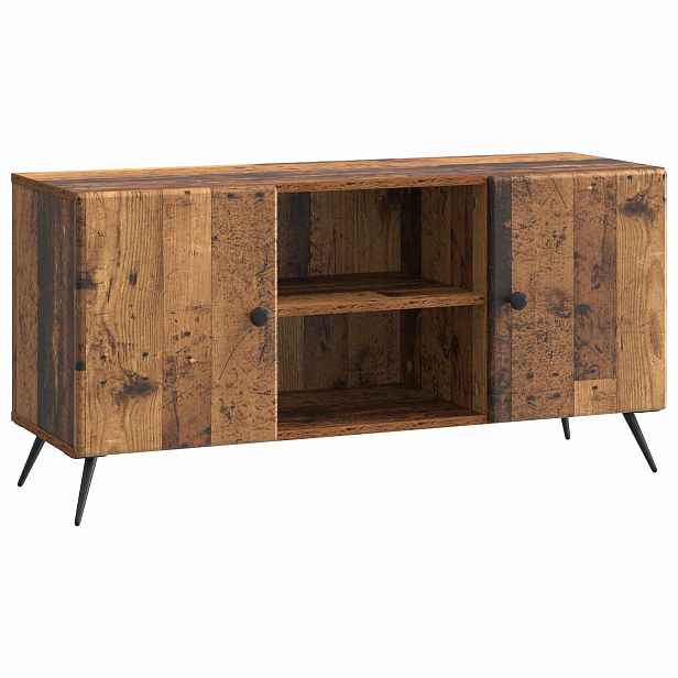 vidaXL Televizní skříň 102 x 34,5 x 50 cm Staré dřevo Kompozitní dřevo