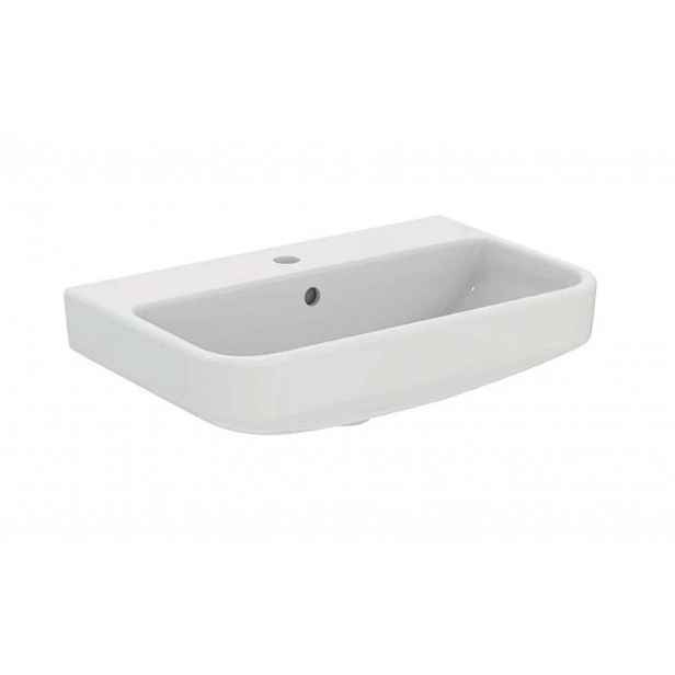 Ideal Standard i.Life S - Umyvadlo 60x38 cm, s přepadem, otvor pro baterii, bílá T458301