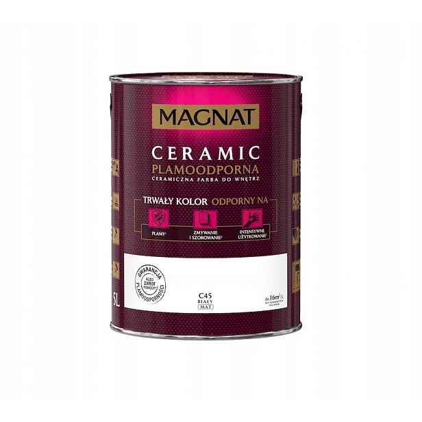 Magnat Ceramic Bílý C45 5L Mat – Elegantní bílá a bezkonkurenční kvalita
