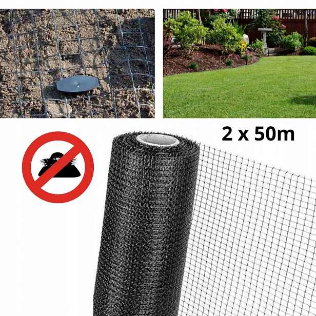Odolná Síť proti krtkům nornice 30 g/m2 2 x 50 m