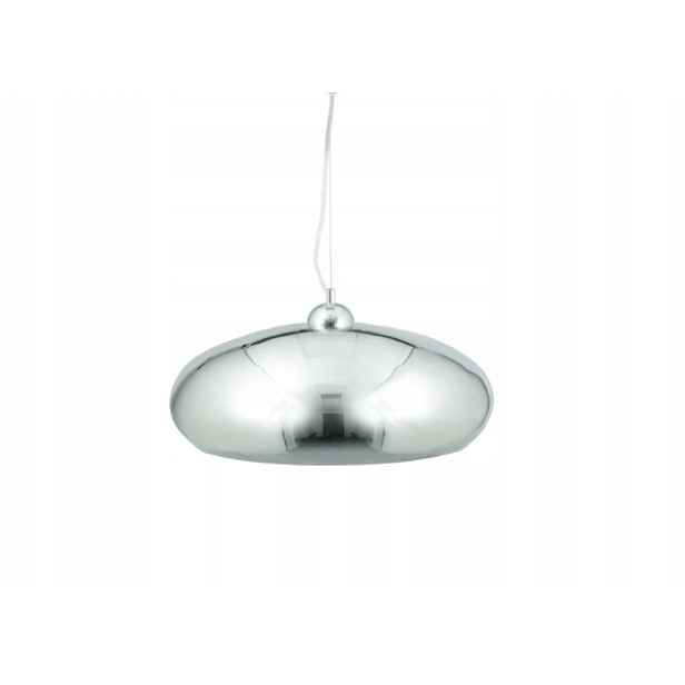Závěsná lampa chromovaná kovová Ranex moderní